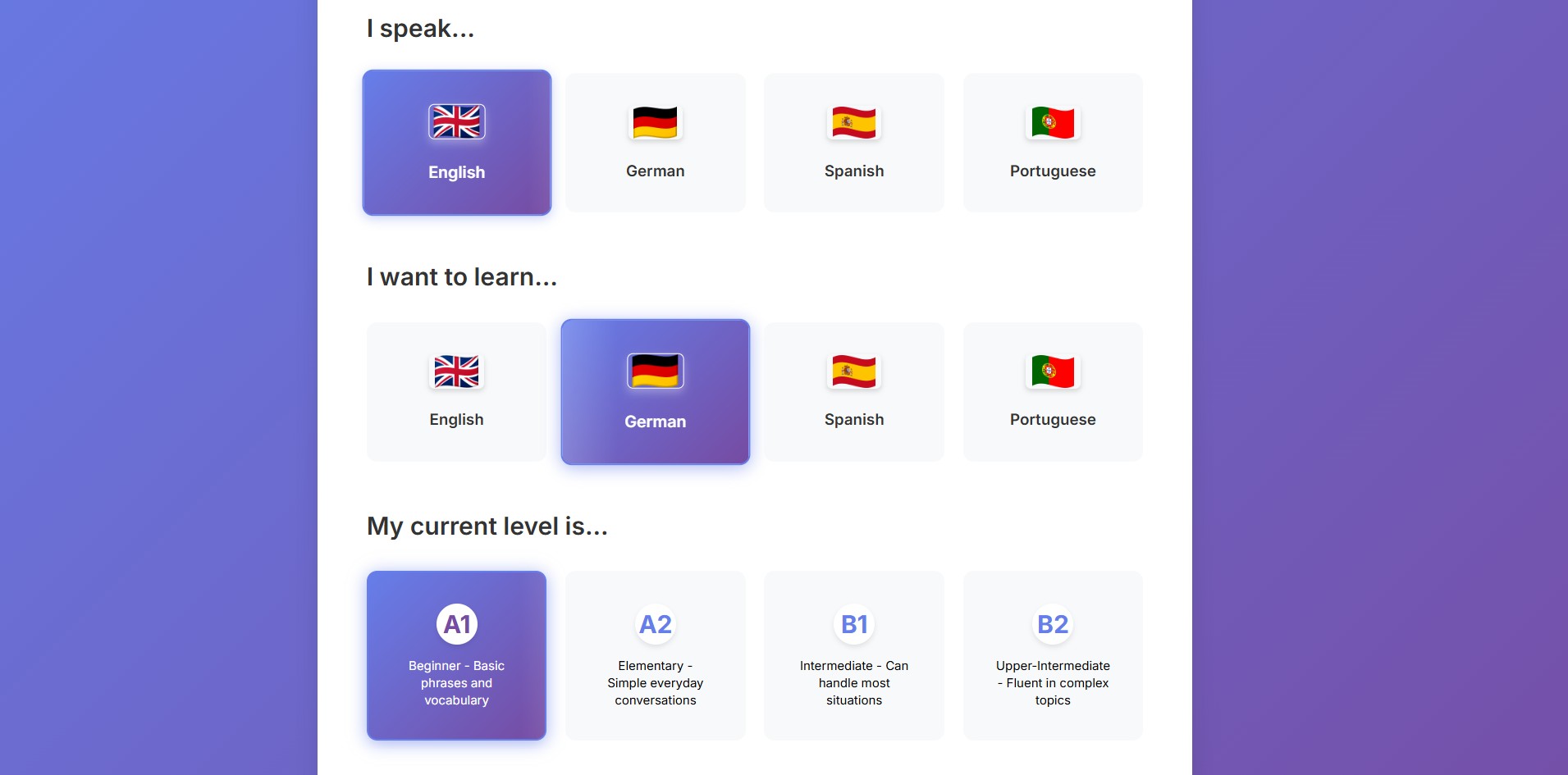Conversation Practice